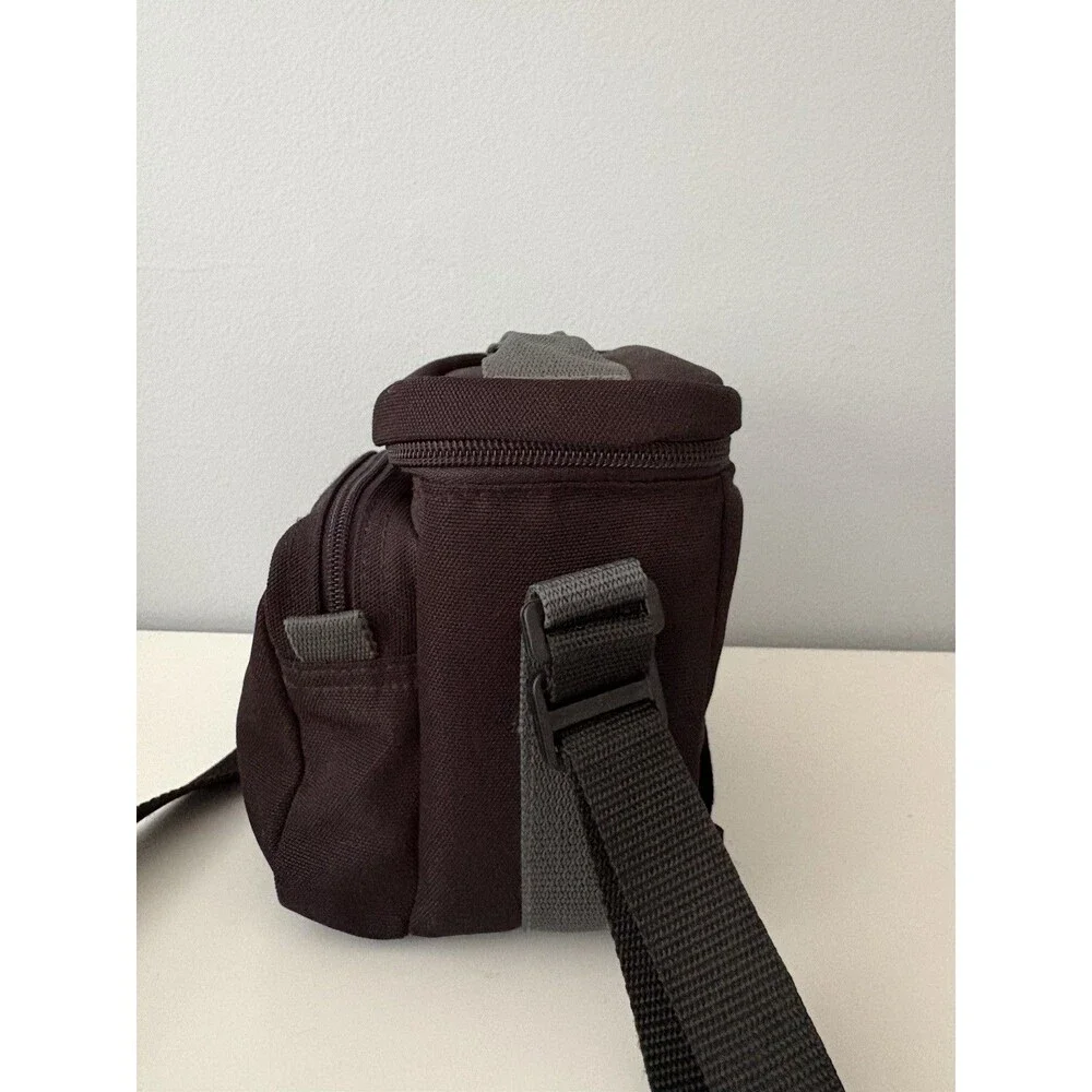 Tamrac Black Camera Shoulder Bag Model 5201 Belt Bag Loop Zippered Top EUC